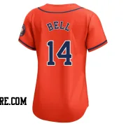 Women's Houston Astros Derek Bell Limited Orange Alternate Jersey