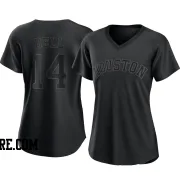 Women's Houston Astros Derek Bell Replica Black Pitch Fashion Jersey