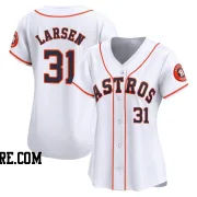 Women's Houston Astros Don Larsen Limited White Home Jersey