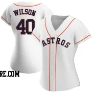 Women's Houston Astros Don Wilson Authentic White Home Jersey