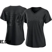 Women's Houston Astros Dylan Coleman Authentic Black Pitch Fashion Jersey