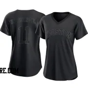 Women's Houston Astros Grae Kessinger Authentic Black Pitch Fashion Jersey