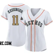 Women's Houston Astros Grae Kessinger Authentic Gold White 2023 Collection Jersey