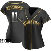 Women's Houston Astros Grae Kessinger Replica Black Golden Alternate Jersey