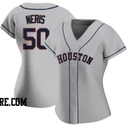 Women's Houston Astros Hector Neris Authentic Gray Road 2020 Jersey