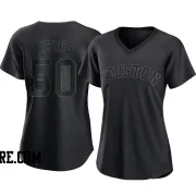 Women's Houston Astros Hector Neris Replica Black Pitch Fashion Jersey