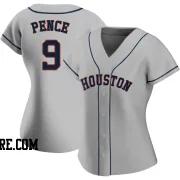 Women's Houston Astros Hunter Pence Authentic Gray Road 2020 Jersey