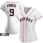 Women's Houston Astros Hunter Pence Authentic White Home Jersey