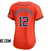 Women's Houston Astros Ivan Rodriguez Limited Orange Alternate Jersey