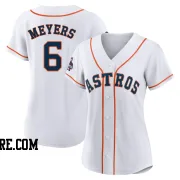 Women's Houston Astros Jake Meyers Authentic White 2022 World Series Champions Home Jersey