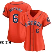 Women's Houston Astros Jake Meyers Limited Orange Alternate Jersey