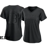 Women's Houston Astros Jason Castro Authentic Black Pitch Fashion Jersey