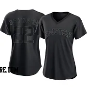 Women's Houston Astros Jason Heyward Replica Black Pitch Fashion Jersey