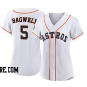 Women's Houston Astros Jeff Bagwell Authentic White 2022 World Series Home Jersey