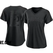 Women's Houston Astros Jeff Kent Replica Black Pitch Fashion Jersey