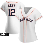 Women's Houston Astros Jeff Kent Replica White Home Jersey