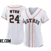 Women's Houston Astros Jimmy Wynn Authentic White 2022 World Series Home Jersey