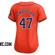 Women's Houston Astros Joaquin Andujar Limited Orange Alternate Jersey