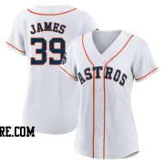 Women's Houston Astros Josh James Authentic White 2022 World Series Champions Home Jersey