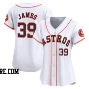 Women's Houston Astros Josh James Limited White Home Jersey