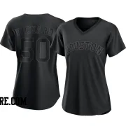 Women's Houston Astros J.R. Richard Replica Black Pitch Fashion Jersey