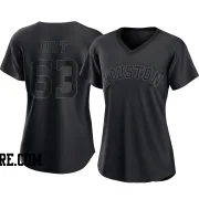 Women's Houston Astros Kaleb Ort Authentic Black Pitch Fashion Jersey