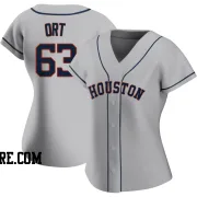 Women's Houston Astros Kaleb Ort Replica Gray Road 2020 Jersey