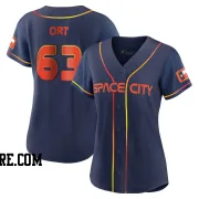 Women's Houston Astros Kaleb Ort Replica Navy 2022 City Connect Jersey