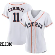 Women's Houston Astros Ken Caminiti Authentic White 2022 World Series Champions Home Jersey