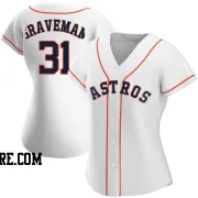 Women's Houston Astros Kendall Graveman Replica White Home Jersey