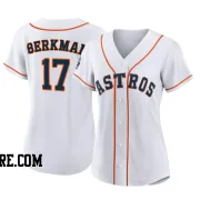 Women's Houston Astros Lance Berkman Authentic White 2022 World Series Home Jersey