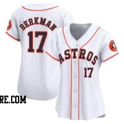 Women's Houston Astros Lance Berkman Limited White Home Jersey