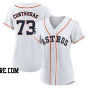 Women's Houston Astros Luis Contreras Authentic White 2022 World Series Champions Home Jersey