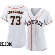 Women's Houston Astros Luis Contreras Authentic White 2022 World Series Home Jersey