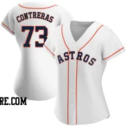 Women's Houston Astros Luis Contreras Authentic White Home Jersey