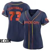 Women's Houston Astros Luis Contreras Replica Navy 2022 City Connect Jersey