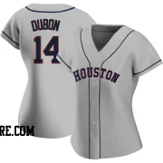 Women's Houston Astros Mauricio Dubon Authentic Gray Road 2020 Jersey