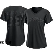 Women's Houston Astros Michael Brantley Authentic Black Pitch Fashion Jersey