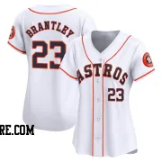 Women's Houston Astros Michael Brantley Limited White Home Jersey