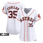 Women's Houston Astros Mike Cuellar Limited White Home Jersey