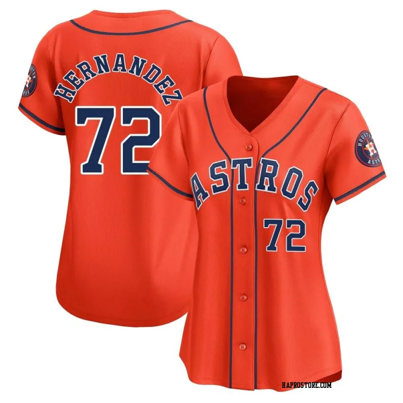 Women's Houston Astros Nick Hernandez Limited Orange Alternate Jersey