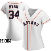 Women's Houston Astros Nolan Ryan Authentic White Home Jersey