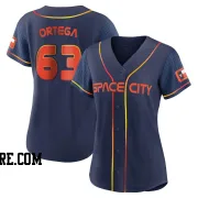 Women's Houston Astros Oliver Ortega Authentic Navy 2022 City Connect Jersey