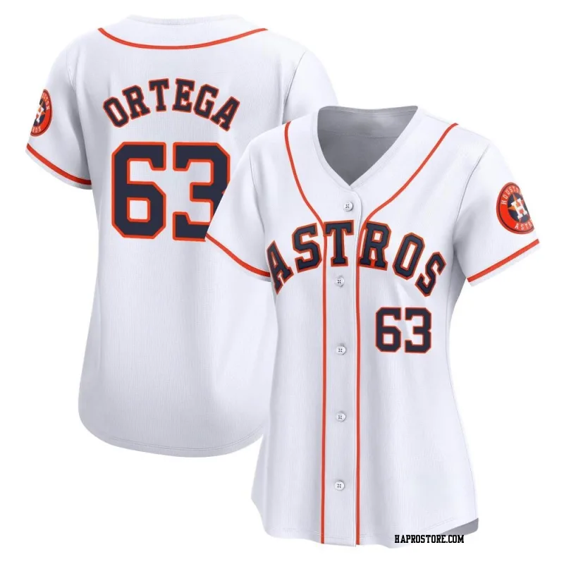 Women's Houston Astros Oliver Ortega Limited White Home Jersey