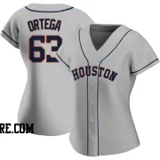 Women's Houston Astros Oliver Ortega Replica Gray Road 2020 Jersey