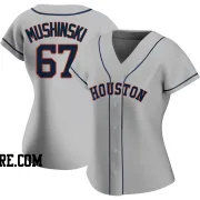 Women's Houston Astros Parker Mushinski Authentic Gray Road 2020 Jersey