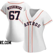 Women's Houston Astros Parker Mushinski Authentic White Home Jersey