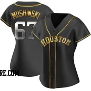 Women's Houston Astros Parker Mushinski Replica Black Golden Alternate Jersey