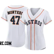 Women's Houston Astros Rafael Montero Authentic White 2022 World Series Home Jersey