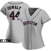 Women's Houston Astros Roy Oswalt Authentic Gray Road 2020 Jersey